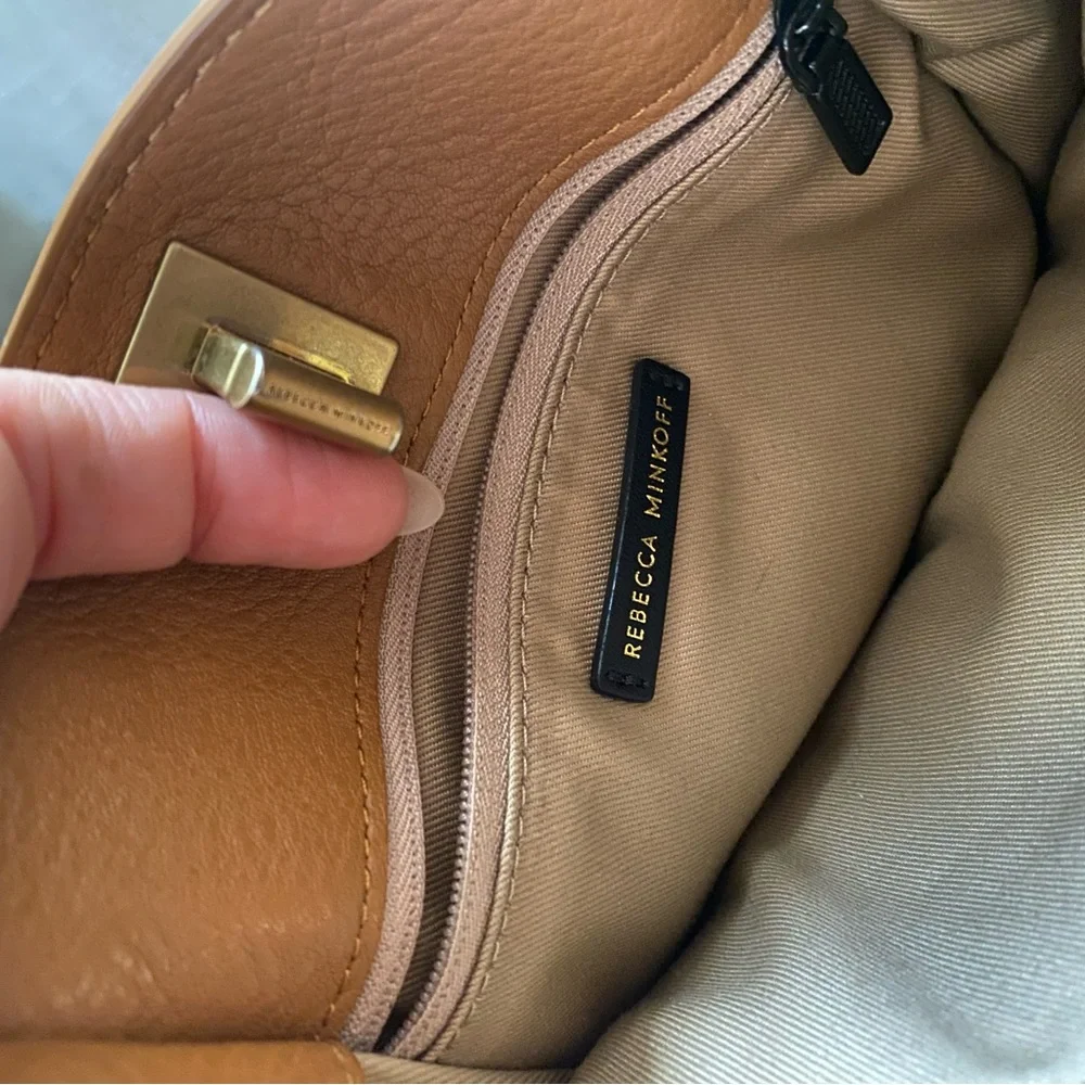 Rebecca Minkoff Darren Caramello Tan Women's Shoulder Bag, Small